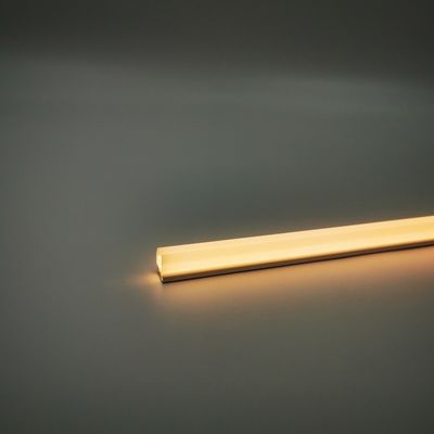 Modern Warm 3500K 900LM Sliver / Black Aluminum Single Glass Shelf Light للزجاج من 6 إلى 8 مم