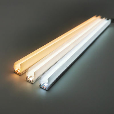 مصابيح LED ذات رف زجاجي واحد في اللون الأبيض الدافئ لمستودعات التجزئة
