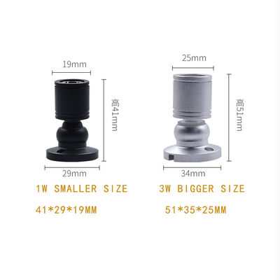 90lm/w 3W الضوء المحدد COB LED المقصورة