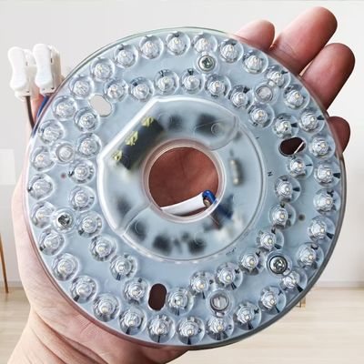 Dia125mm Round Pcb Board 4.9'' LED Retrofit Light Kit 22W Color 3CCT 3000K/4500K/6000K CRI90 لضوء المروحة السقفية بديل لوحة PCB السقفية LED Retrofit Kit120V 2200LM