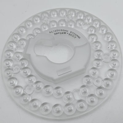 Dia125mm 4.9inch 24W LED Ceiling Fan Light Kit Retrofit Kit 5CCT 3000K 3500K 4000K 5000K 6000K قابل للتعديل 12W 18W 24W Switch ، 2800LM 120V ETL 2 4 واط