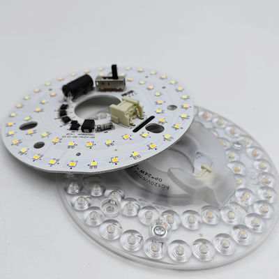 Dia125mm 4.9inch 24W LED Ceiling Fan Light Kit Retrofit Kit 5CCT 3000K 3500K 4000K 5000K 6000K قابل للتعديل 12W 18W 24W Switch ، 2800LM 120V ETL 2 4 واط