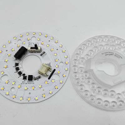 Dia125mm 4.9inch 24W LED Ceiling Fan Light Kit Retrofit Kit 5CCT 3000K 3500K 4000K 5000K 6000K قابل للتعديل 12W 18W 24W Switch ، 2800LM 120V ETL 2 4 واط