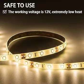 مصابيح LED مرنة 600 وحدات مصابيح LED مضادة للماء 12 فولت مصابيح LED مضادة للماء حزمة من 16.4ft / 5m لعطلة منزل الحفلة داخل والخارج ديكور مضاد للماء أبيض 1 حزمة