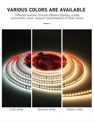 إد 2835 سمد 120 leds تشغيل مصباح شريط مضيء LED ذكي شريط ضوء شريط DC24V 10m إيقاف ضوء تدفق الخلفي