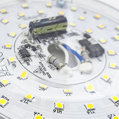 محرك ضوء LED 15W 100MM لغرفة الطعام 120 فولت مجموعة إعادة تجهيز لوحة مروحة السقف مع وحدات DOB