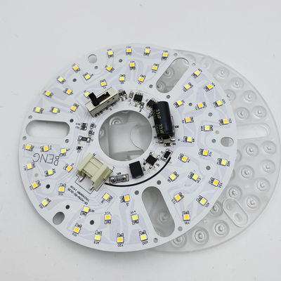 5CCT 18W / 24W DIP Switch المروحة الضوئية السقفية مع قوة الساحرة استبدال وحدات LED 120V المروحة السقفية لوحة تعديل المجموعة مع وحدات DOB