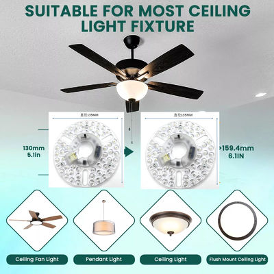 CE ERP 230V 24W 5CCT وحدة السقف المضاءة القابلة للتعديل الضوء السقف معلق رادار التحكم في التوصيل