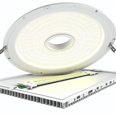 وحدة لوحة إضاءة سقف LED بقوة 100 واط، 6500 كلفن أبيض بارد، تدفق ضوئي 960 لومن