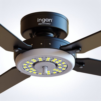 INGAN 2835SMD مجموعة استبدال ضوء مروحة السقف LED - 1200 لومن