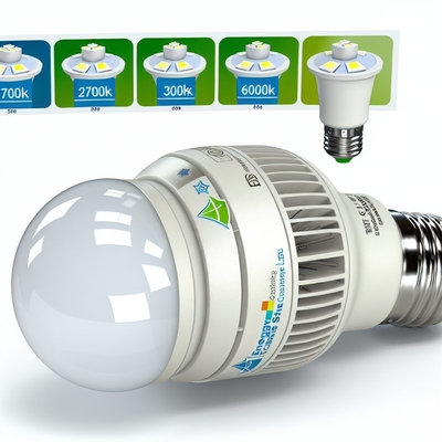 مروحة السقف معتمدة من قبل Energy Star مصباح LED بديل 1200 لومن
