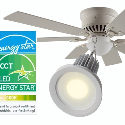 استبدال مصباح مروحة السقف LED معتمد من Energy Star 3000K