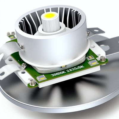 2835SMD تعويض ضوء مروحة السقف LED - 3000K الألومنيوم PCB Energy Star معتمد