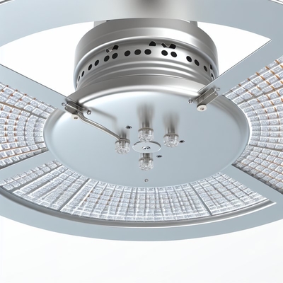 ألومنيوم بي سي بي LED الطابق العلوي ضوء المروحة استبدال - 135mm Dia، 3000K أبيض دافئ