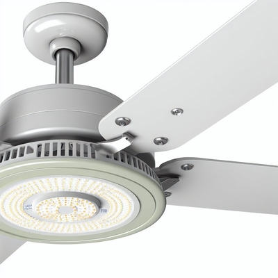 ألومنيوم بي سي بي LED الطابق العلوي ضوء المروحة استبدال - 135mm Dia، 3000K أبيض دافئ