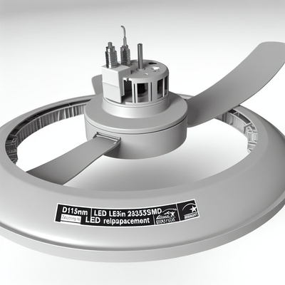 ضوء المروحة السقفية LED Dia135mm 2835SMD - معتمد من Energy Star