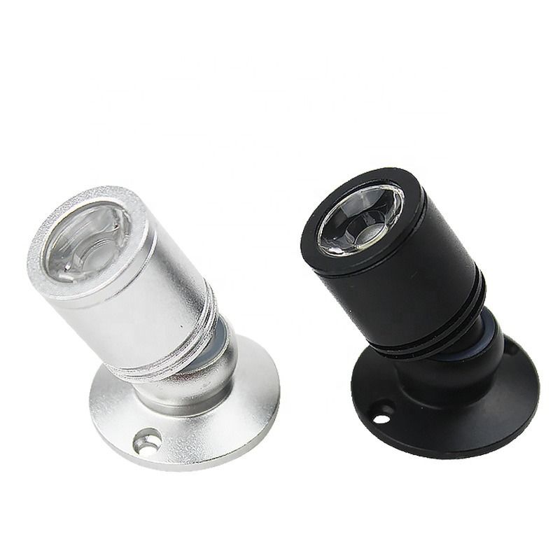 مصابيح الكمبوكت COB 3W IP65 80CRI سوداء LED للديكور الداخلي والخارجي