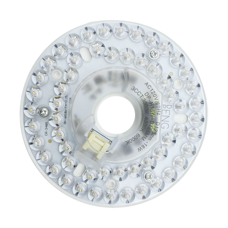 125mm 22W 4.92 &quot; Dia125mm ETL بدون سائق FCC المصادق عليه مصباح المروحة السقفية المضيئة المضيئة المضيئة