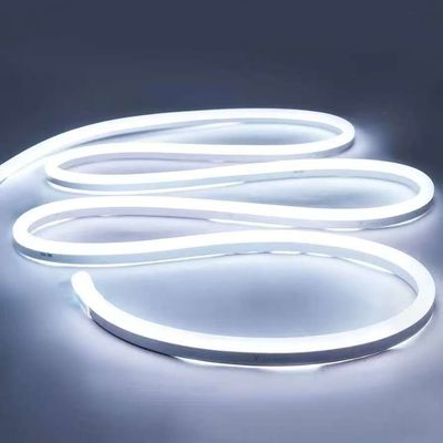 16.5FT / 5 متر نظام القناة LED السيليكونية خالية من البقايا المرنة مع الغطاء الأبيض اللبناني مسار أوسع ل 12 ملم مضاد للماء LED الشريط الضوء USC7 WW