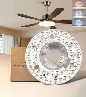 4.92 ‬ مصباح السقف العالمي المروحة LED Light استبدال لمروحة السقف فلش ضوء السقف ، 18W 3CCT 3000K 4000K 6000K 1500LM CRI90 حل بأسعار معقولة قابلة للتخفيف لـ Hampton Bay Harbor Breeze Hunter